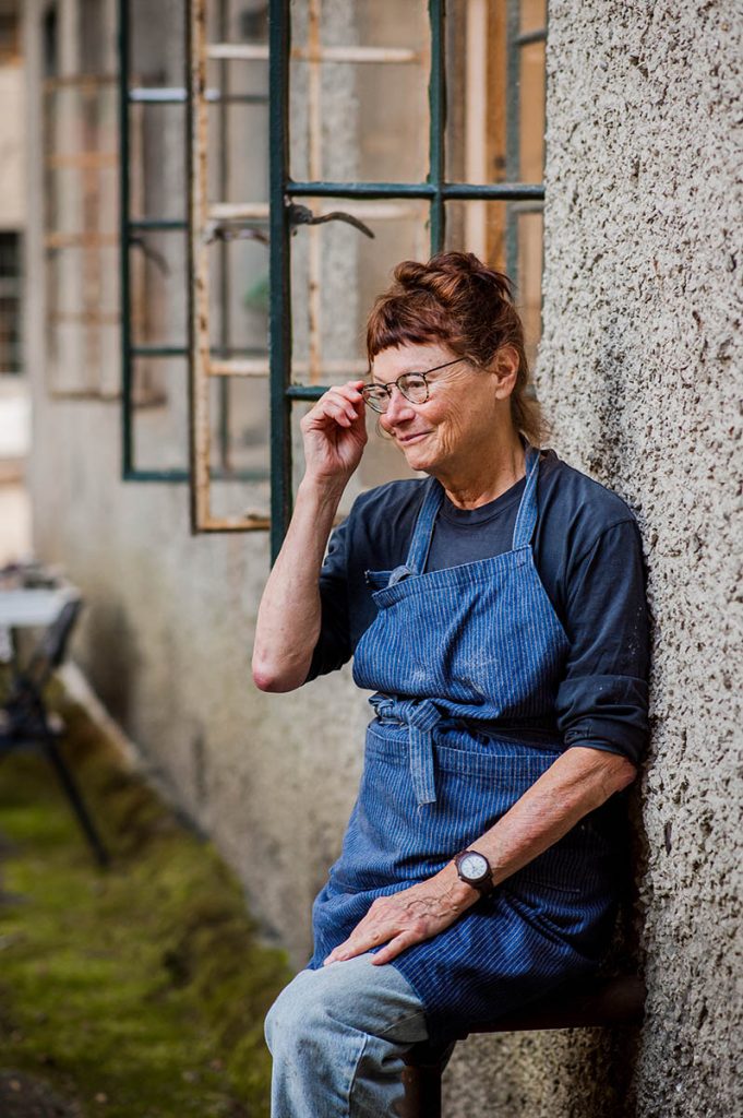 Asheville artist Helen Purdum.