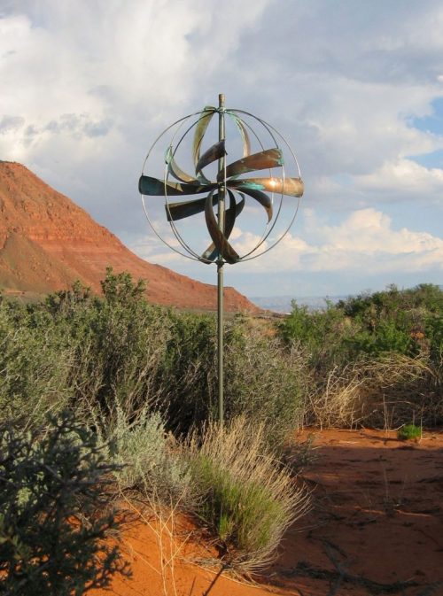 Nebula Wind Sculpture by Lyman Whitaker.