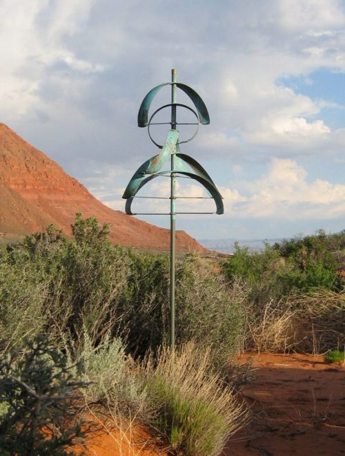 Eclipse Wind Sculpture by Utah artist Lyman Whitaker.