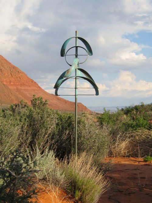 Eclipse Wind Sculpture by Utah artist Lyman Whitaker.