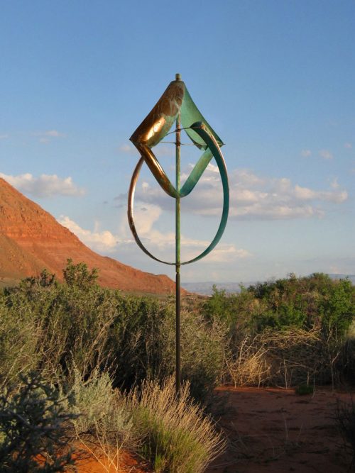 Schooner Wind Sculpture by Lyman Whitaker.