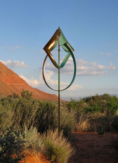 Schooner Wind Sculpture by Lyman Whitaker.