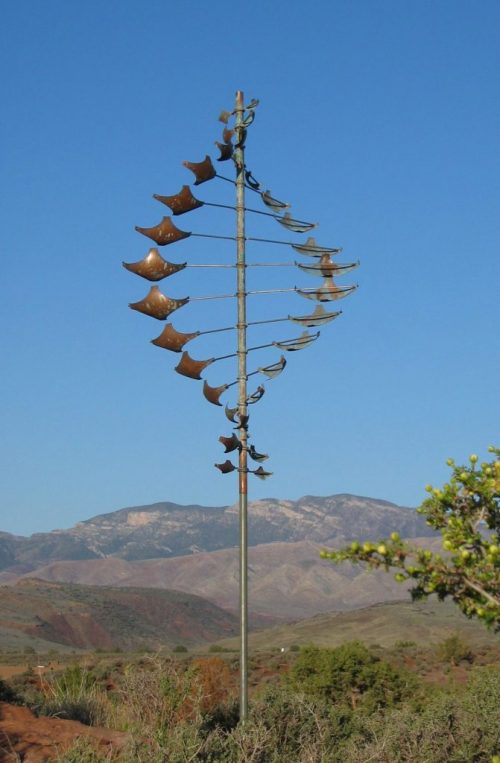 Star Dancer Horizontal Wind Sculpture by Utah artist Lyman Whitaker.