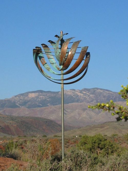 Nautilus Wind Sculpture by Utah artist Lyman Whitaker.