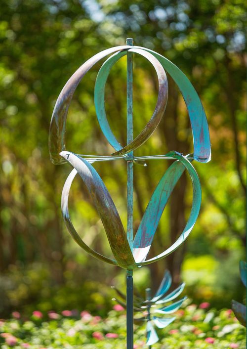 Meridian Wind Sculpture handcrafted by Utah artist Lyman Whitaker.