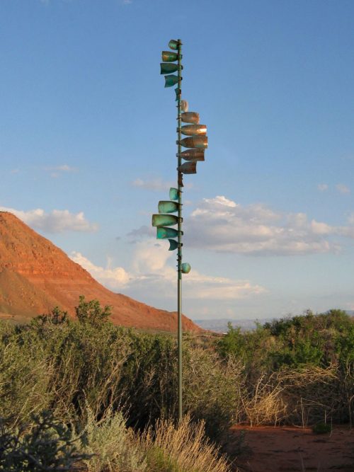 Wave Wind Sculpture by Lyman Whitaker.