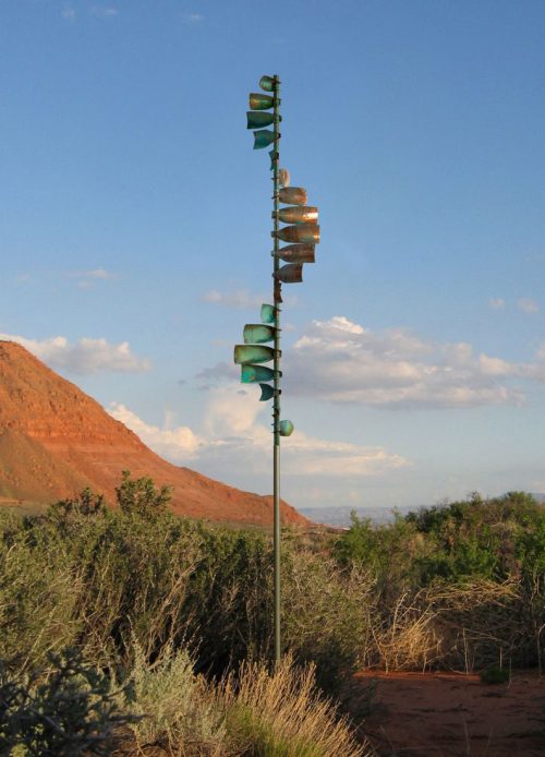 Wave Wind Sculpture by Lyman Whitaker.