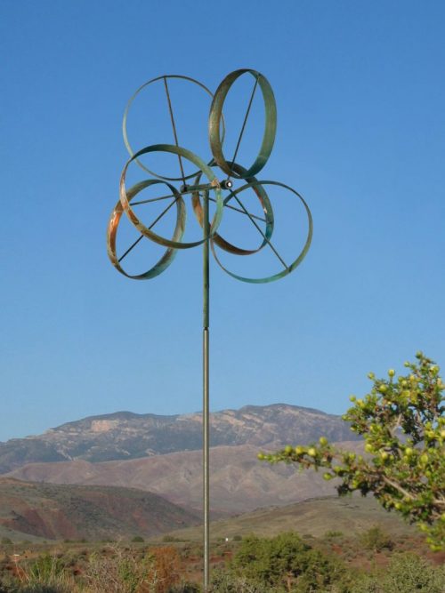 Shamrock Wind Sculpture by Lyman Whitaker.
