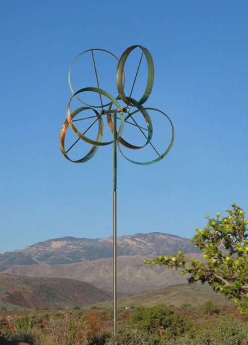 Shamrock Wind Sculpture by Lyman Whitaker.