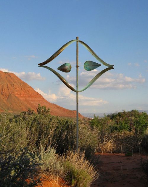 Stream Wind Sculpture by Utah artist Lyman Whitaker.