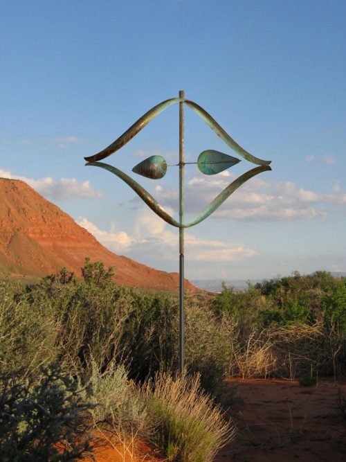 Stream Wind Sculpture by Utah artist Lyman Whitaker.