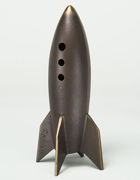 Rocket bank with portholes by Scott Nelles.