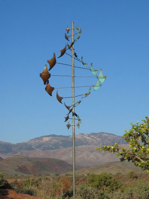 Star Dancer Vertical Wind Sculpture by Lyman Whitaker.