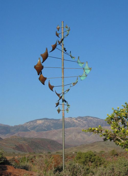 Star Dancer Vertical Wind Sculpture by Lyman Whitaker.