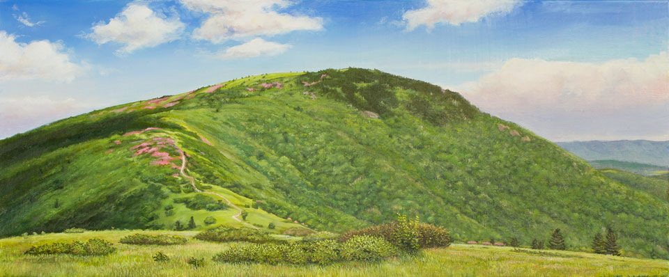 Landscape oil painting by Asheville artist Bryan Koontz.