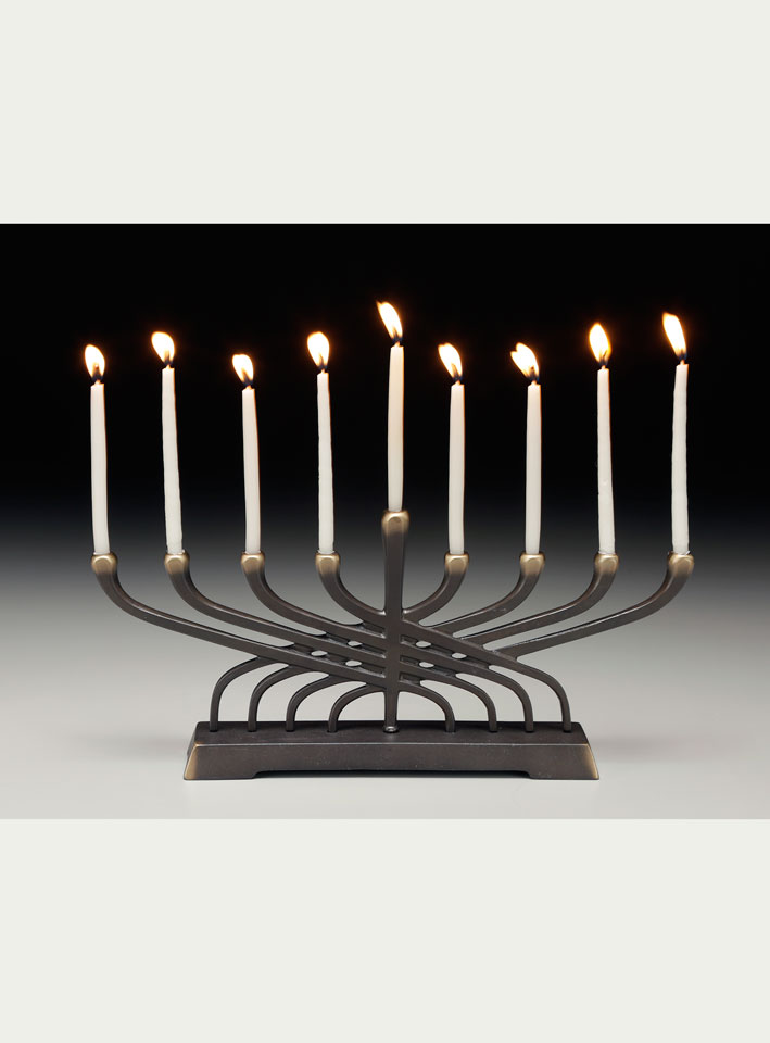 Tree of Life Menorah by Scott Nelles (Metal Menorah)