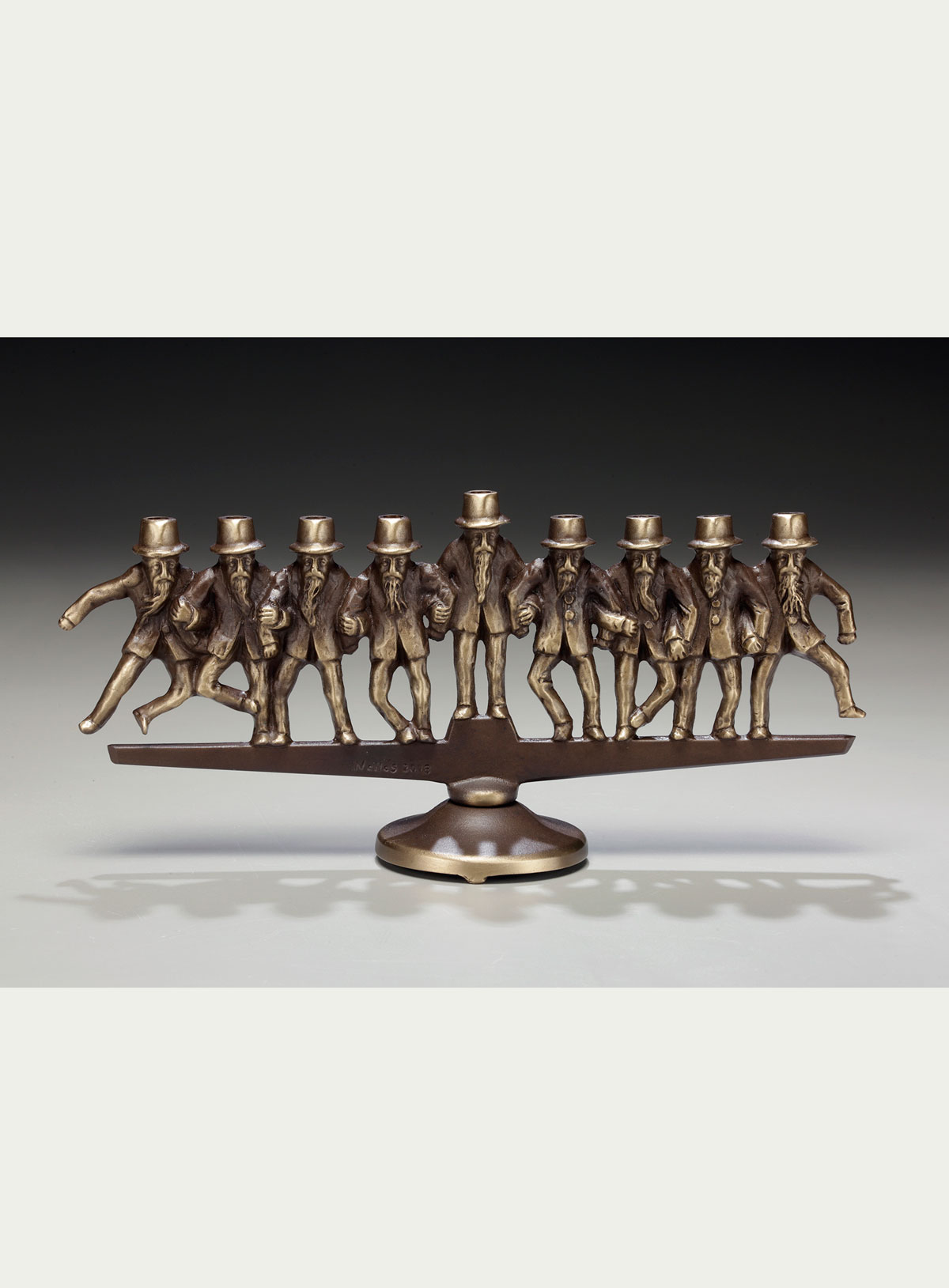 Tree of Life Menorah by Scott Nelles (Metal Menorah)