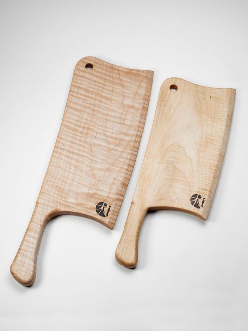 Artisan-made charcuterie boards by Asheville artist Blake Vaden.