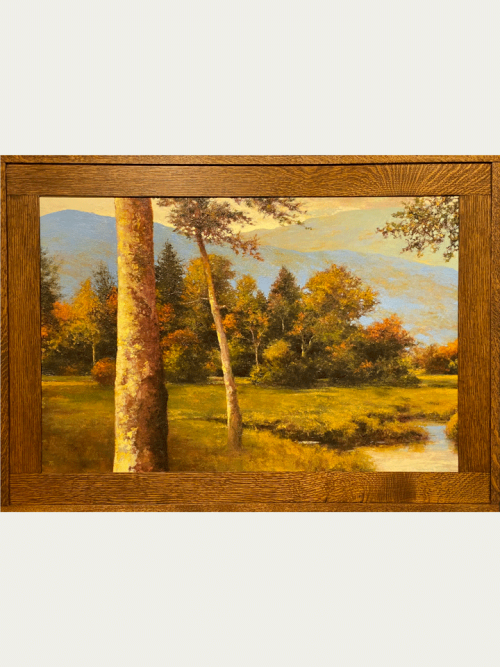 Fine art landscape oil painting by Shawn Krueger titled Near Penrose.