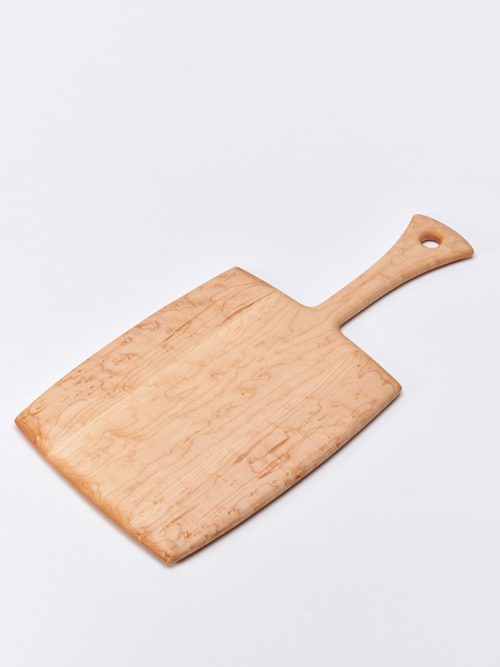 Wooden bread board handcrafted by Edward S. Wohl.