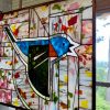 Lazuli Bunting - Stained Glass Window Panel - Image 2
