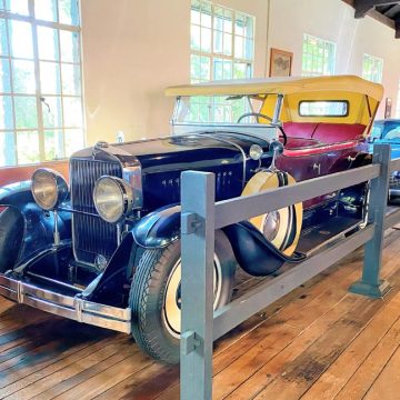 A 1927 LaSalle Phaeton on display in the Estes-Winn Antique Car Museum in Asheville, NC.