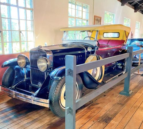 A 1927 LaSalle Phaeton on display in the Estes-Winn Antique Car Museum in Asheville, NC.