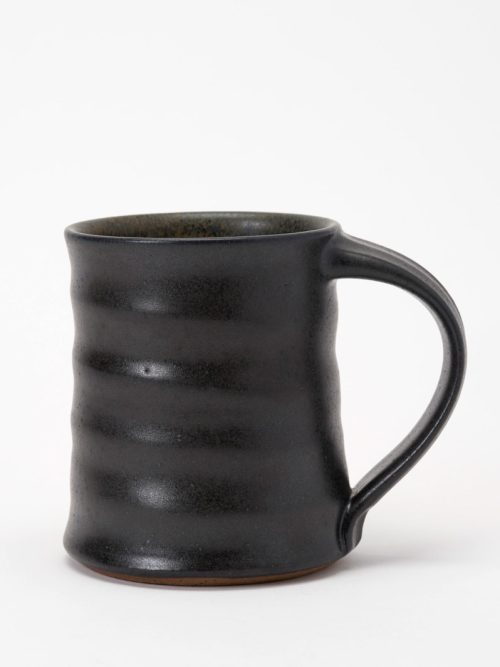 Handmade mug in a chicory glaze by Steve Tubbs.