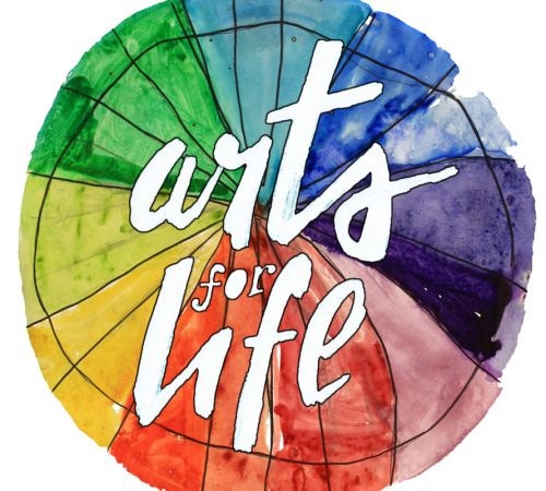 Arts For Life color wheel logo.