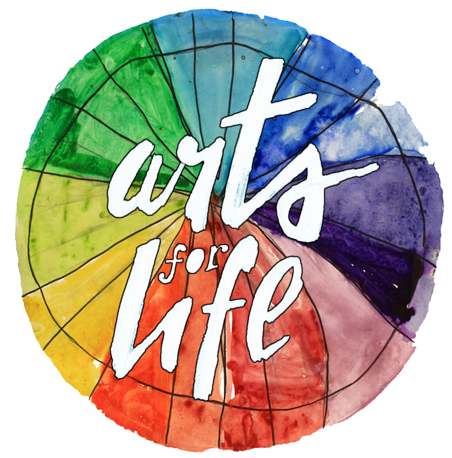 Arts For Life color wheel logo.