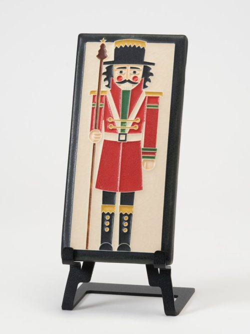 A ceramic nutcracker tile by Motawi Tileworks.