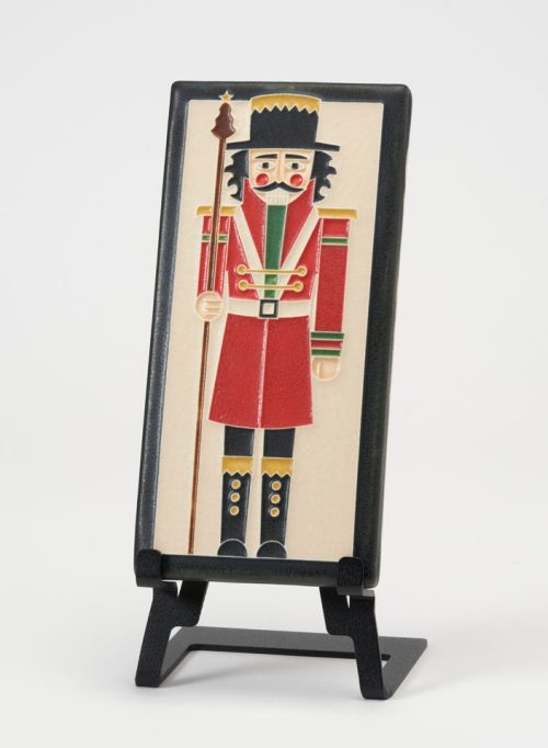 A ceramic nutcracker tile by Motawi Tileworks.