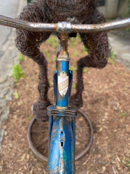 Detail of a vintage bike.