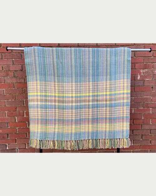 The Black Mountain Blanket by Local Cloth in Asheville, part of the Blue Ridge Blanket Collection.