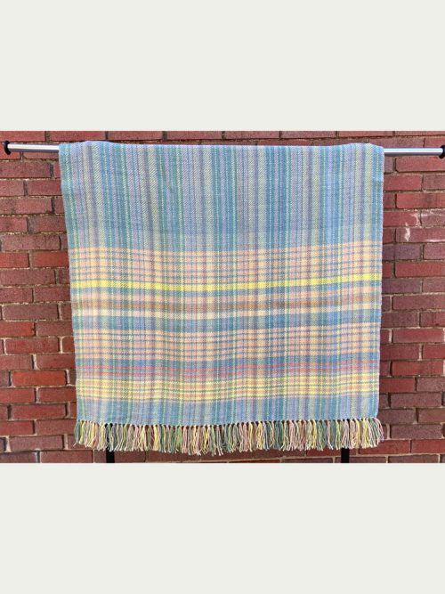 The Black Mountain Blanket by Local Cloth in Asheville, part of the Blue Ridge Blanket Collection.