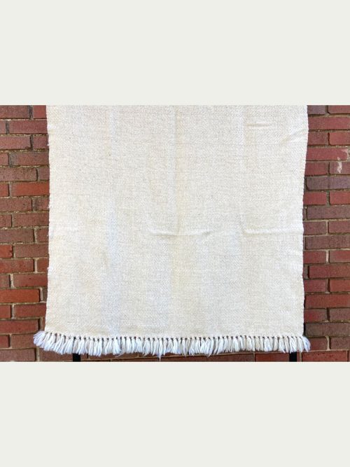 The Barnardsville Blanket handwoven by Local Cloth in Asheville, NC.