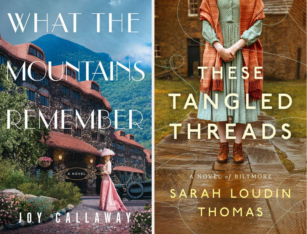 Book covers for Joy Callaway and Sarah Loudin Thomas.