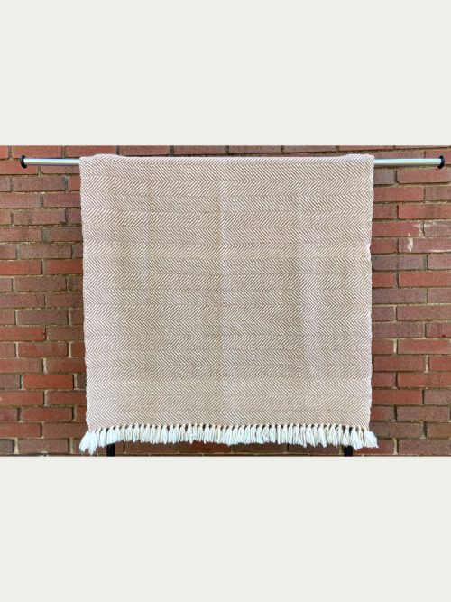 Pisgah Blanket handwoven by Local Cloth in Asheville, NC.