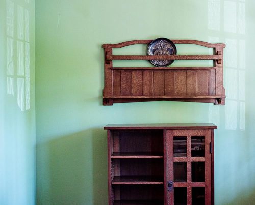 Timothy Livingston craftsman plate rack.