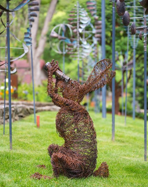 Josh Cote wire art.