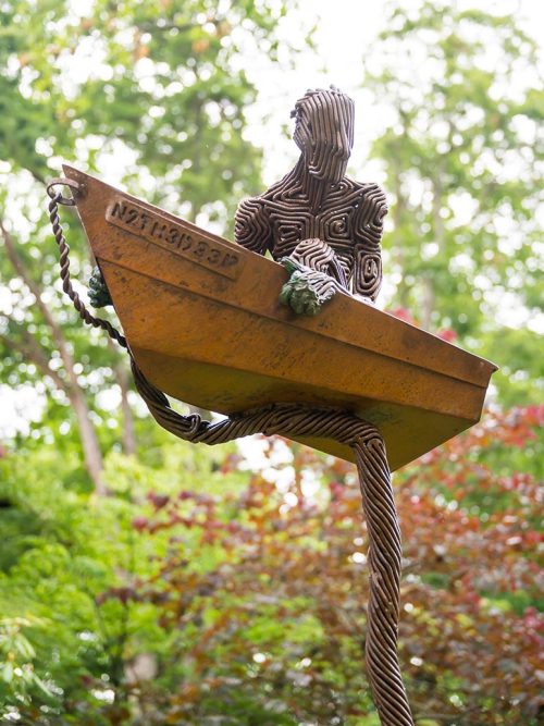 J. Aaron Alderman sculpture.