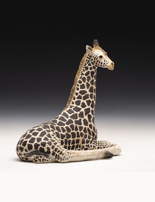Giraffe sculpture by Tina Curry.