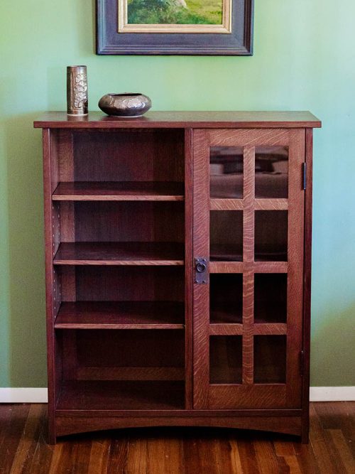 Stickley-Style Craftsman Bookcase by Timothy Livingston.