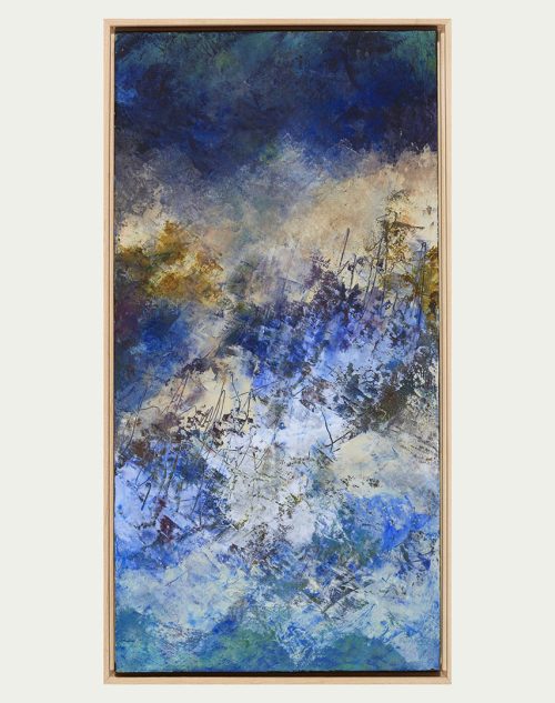 A fine art abstract painting by Asheville artist Pam Kirby.