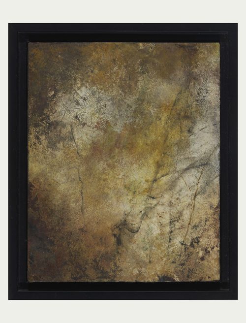 Original painting titled Gold Rush by Asheville artist Pam Kirby.