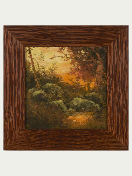 An original oil painting by Shawn Krueger titled In Our Days of Entrenchment.