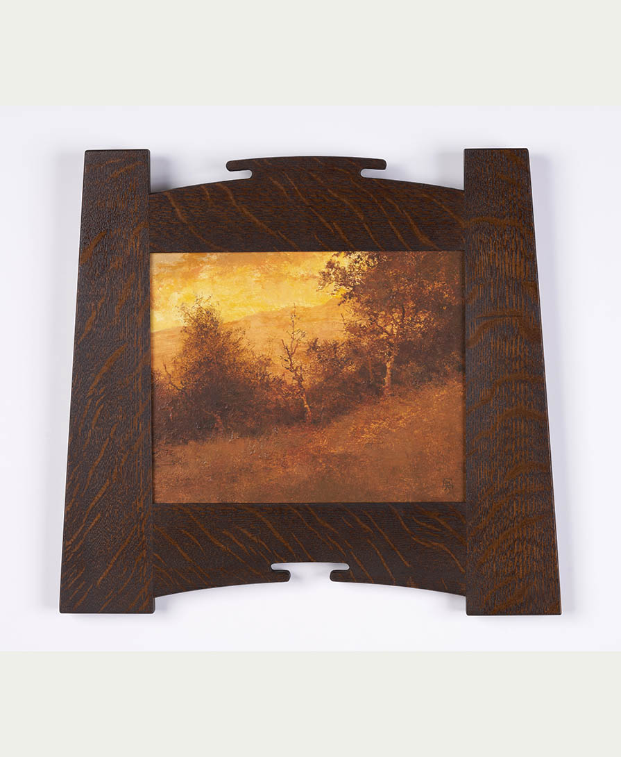 An original oil painting titled Hallowed Hollow by Shawn Krueger.