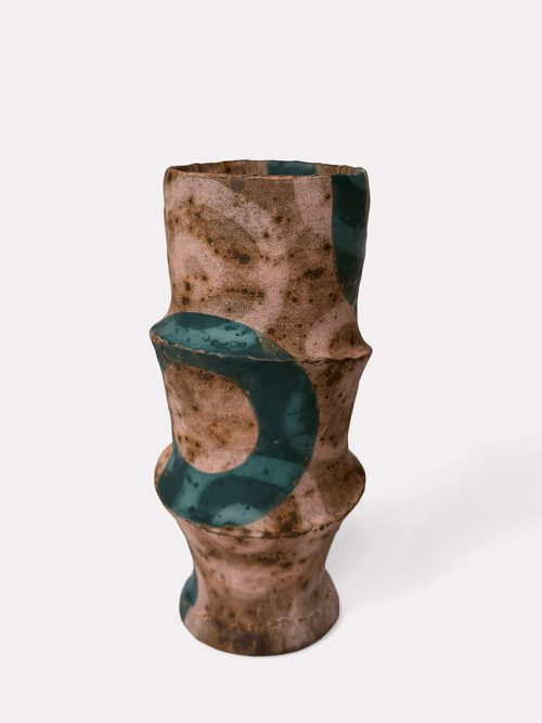Stoneware tumbler by artist Kate Marotz.
