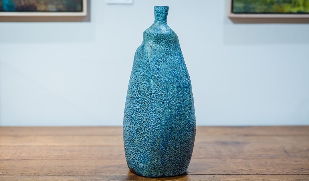 Sculptural Pebbled Surface Vase - Image 3