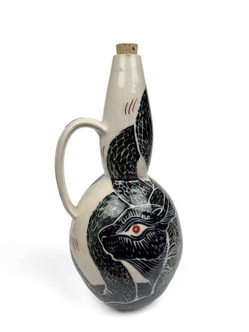 Black Snake & Hare Wine Decanter